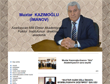 Tablet Screenshot of mukhtar-kazimoglu.com